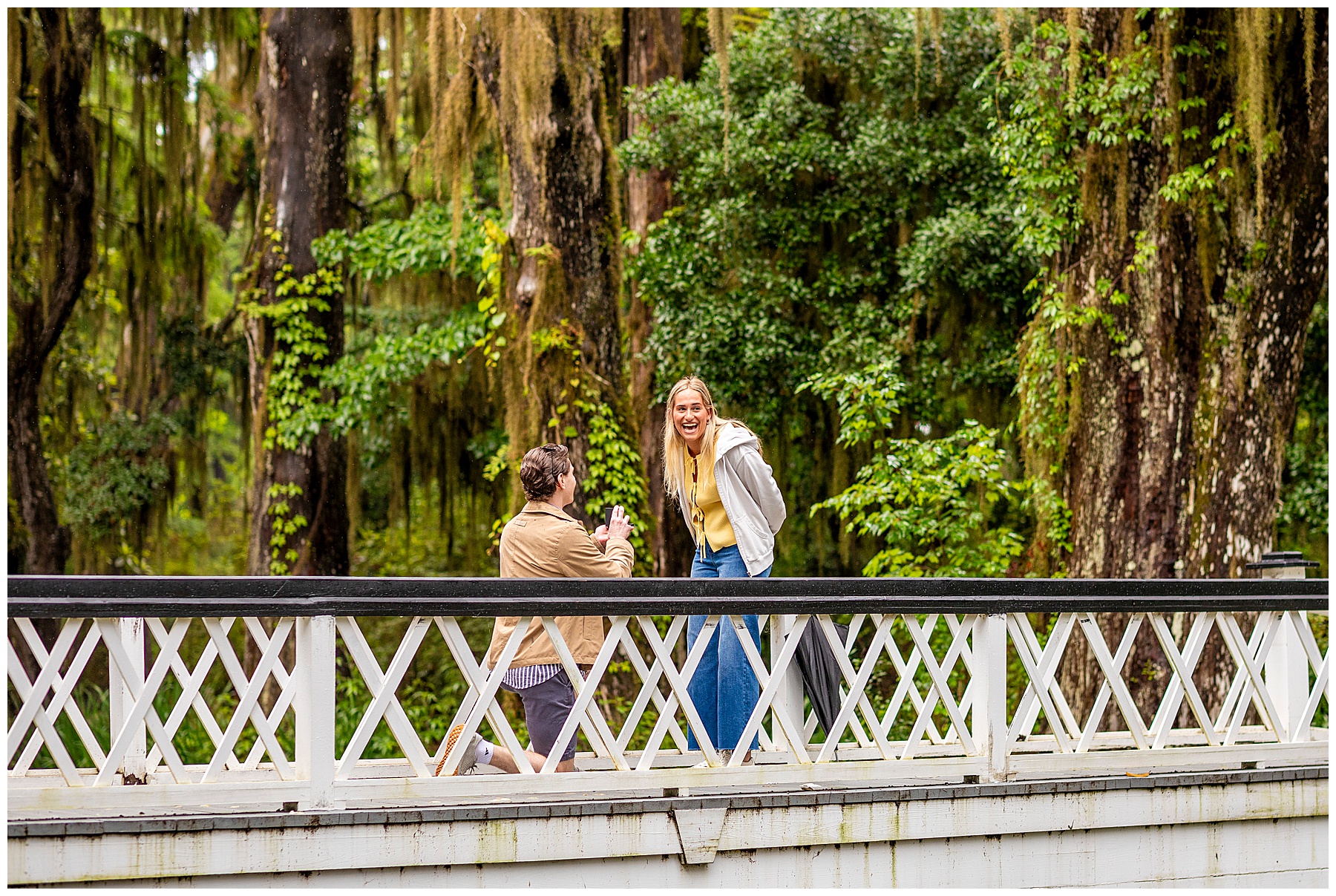 Charleston South Carolina Proposal at Magnolia Plantation & Gardens. Mary Kathleen Photography, Charleston Photographer.