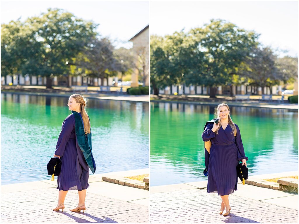 Doctor of Physical Therapy graduation photos taken by a Charleston graduation photographer