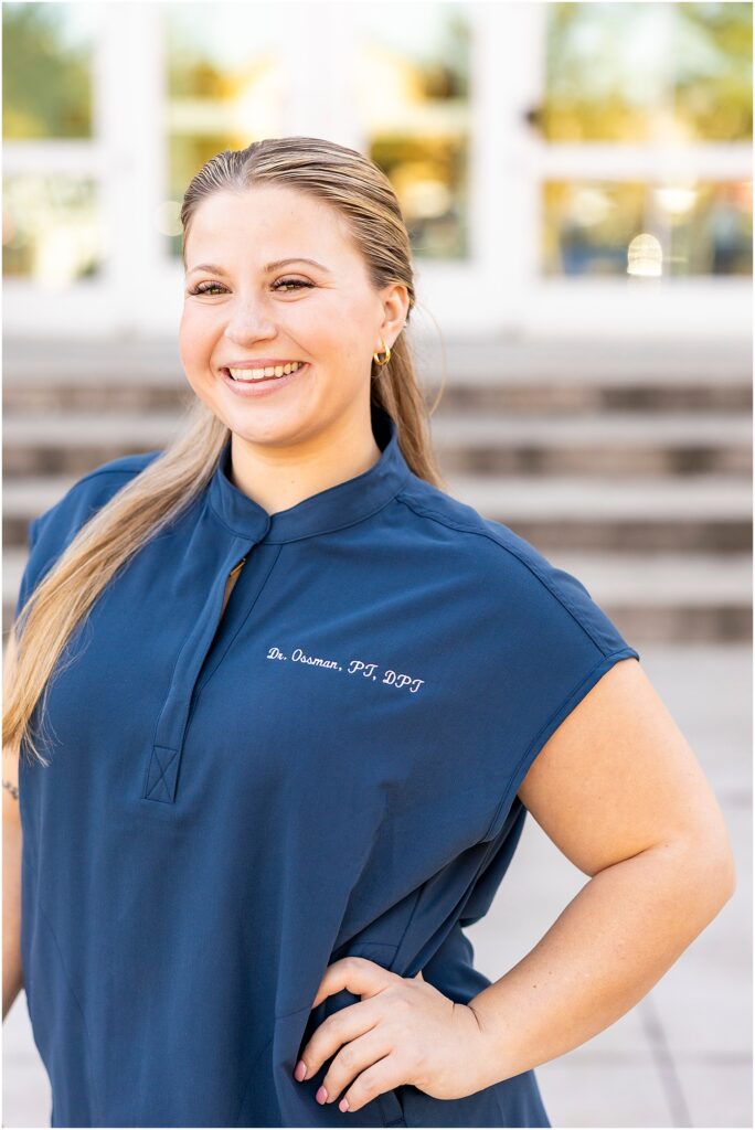 Charleston Southern University graduate enjoying her graduation photo session