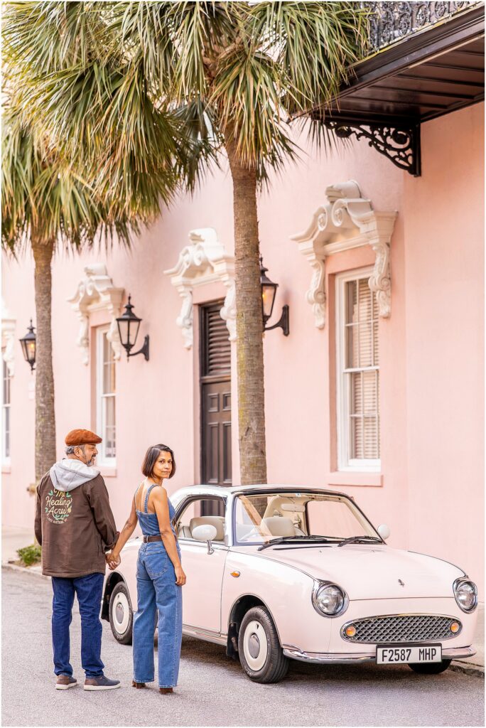 Letitia & Sanjay celebrating 25 years of marriage with The Pink Figgy in Charleston.