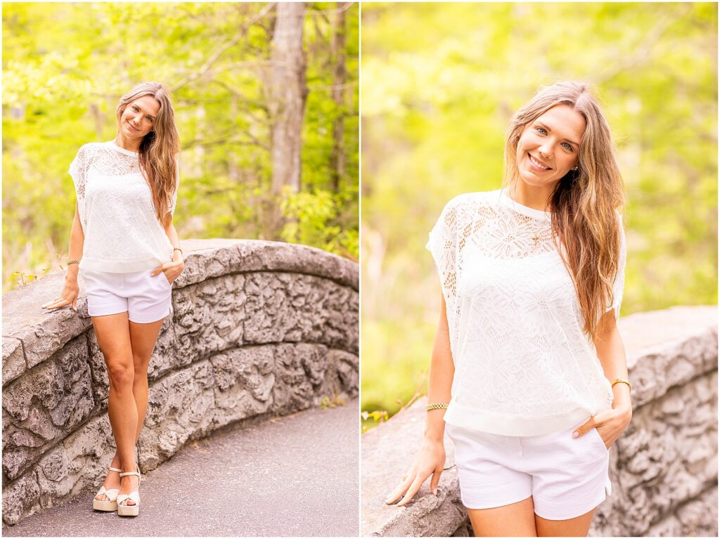 Charleston senior session at Cypress Gardens