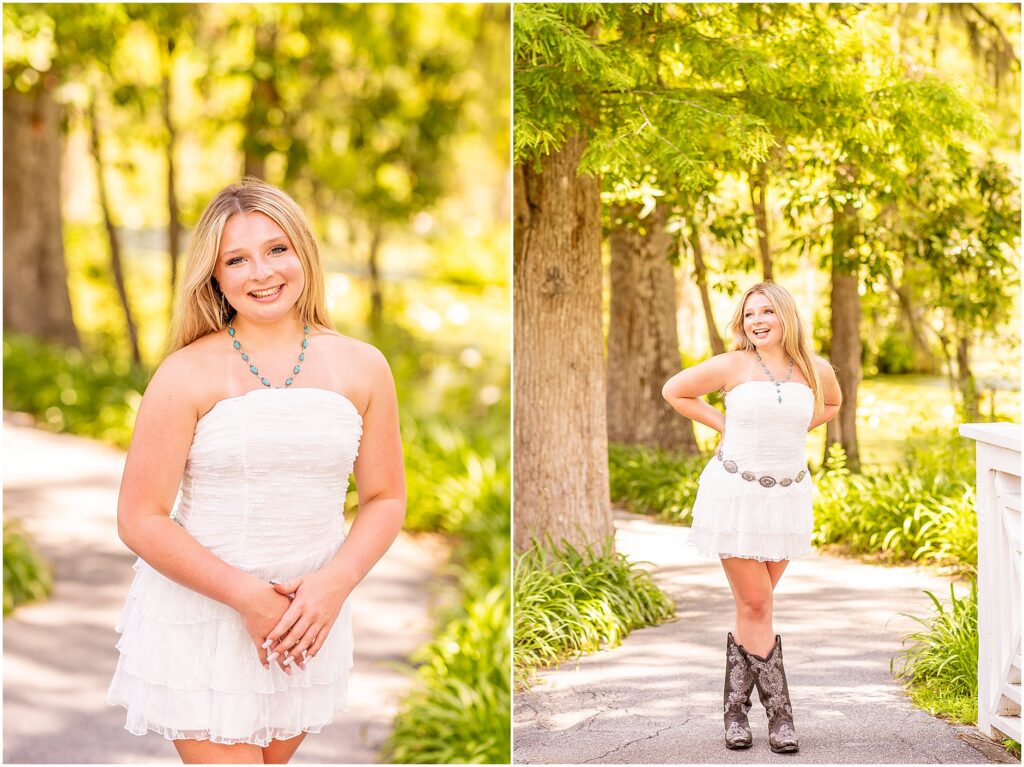 Charleston senior photographer capturing natural outdoor senior portraits in the South Carolina Lowcountry.